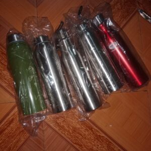 Solimo Stainless Steel Insulated 24 Hours Hot or Cold Bottle Flask, 1000 ml, Silver